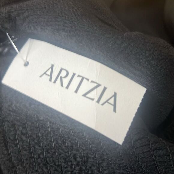 ARITZIA SUNDAY’S BEST DELIAH  BLACK NWT‎ MINI DRESS SIZE L - Picture 8 of 10